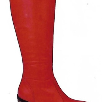 Couro Cinza-Pinhão - Café -Whisky - Mogno - Cano alto - 36cm