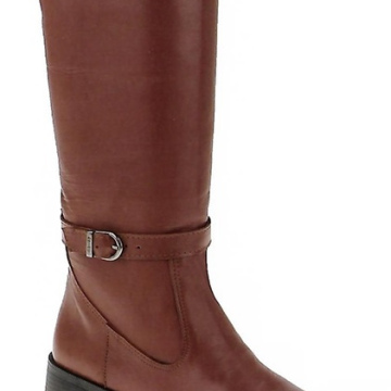 Couro Pinhão - Cano alto - 33cm